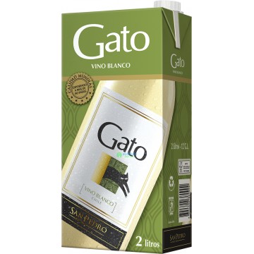 Vino Gato Tetra Blanco 2 Lt