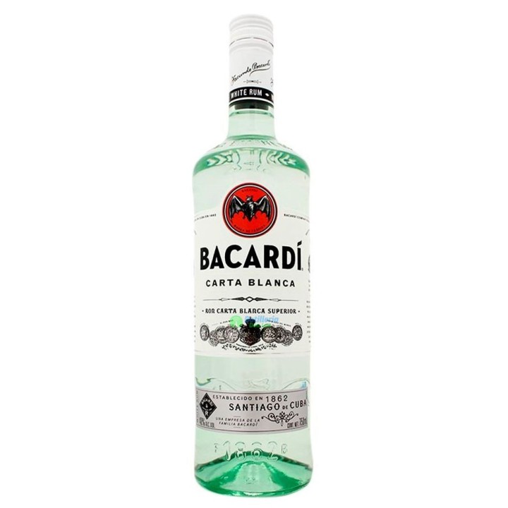 Bacardi Carta Blanca 750 cc. - Ron