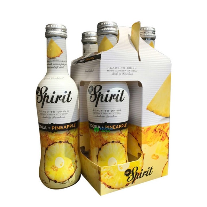 Spirit Piña 4 Unidades 275 cc. - Destilados