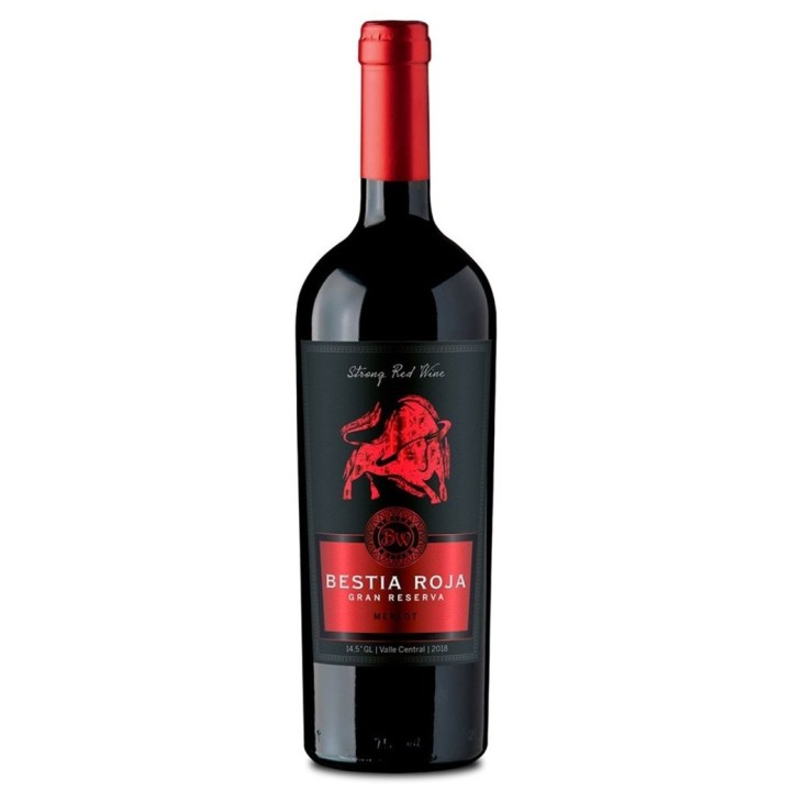 Bestia Roja Merlot - Vinos Botella