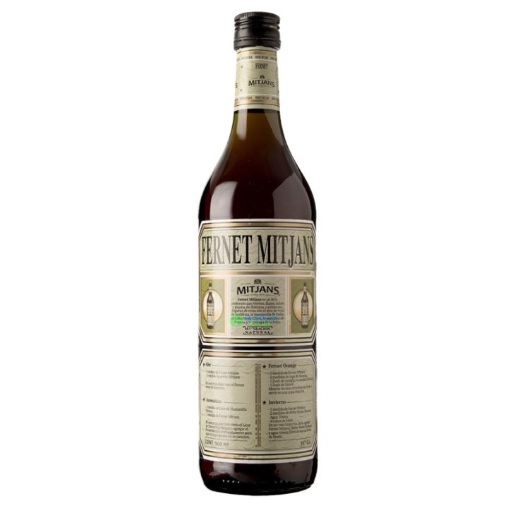 Fernet Mitjans 900cc - Licores y Aperitivos