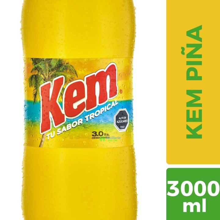 Kem Piña Desechable 3 Lt. - Bebidas, Energéticas y Jugos