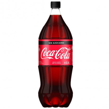 Coca Cola 2.5 Lt Zero Desechable