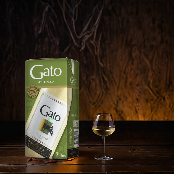 Gato Tetra Blanco 2 Lt | Vinos Caja en Quilicura