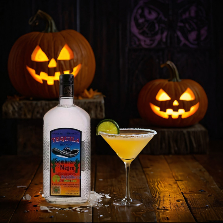 Sombrero Negro Blanco 750 cc | Tequila en Quilicura